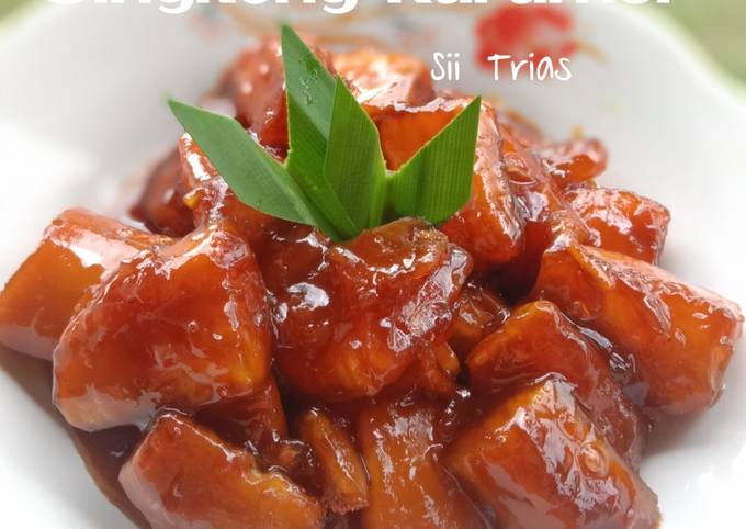 Resep Singkong Karamel Telo Khas Magelang