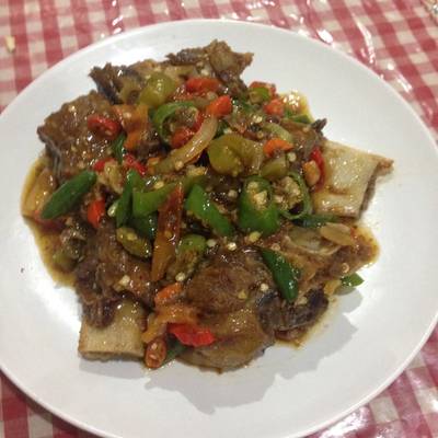 Resep Jangan Iga Sapi Lombok Ijo