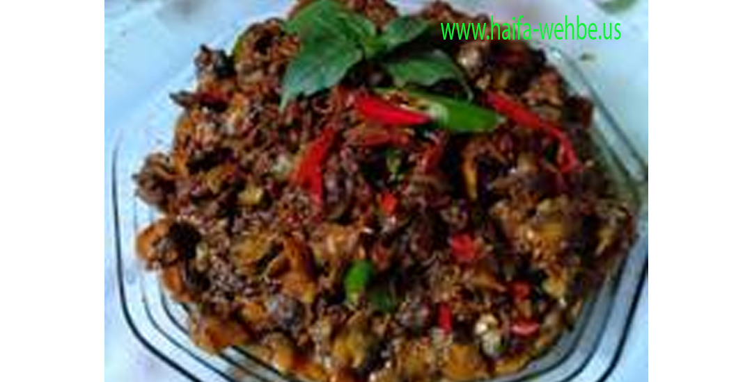 Sajian Sambal Goreng Tudai